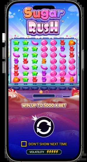 Kaprifol-lobbyn i appen med Sugar Rush